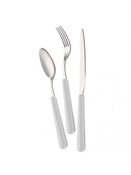 D&D, Posate basic bianco 24 pz.